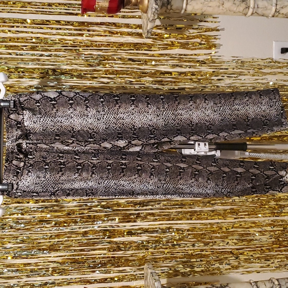 Woman's Taupe Snake Pants,  Size S